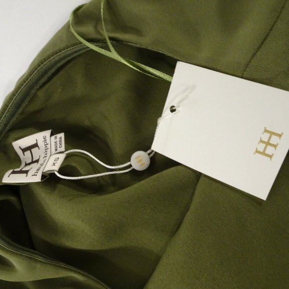 Haute Hippie  Ruffle One Shoulder Drawstring Dress  Size XS  NWT $345.00 - Picture 5 of 9